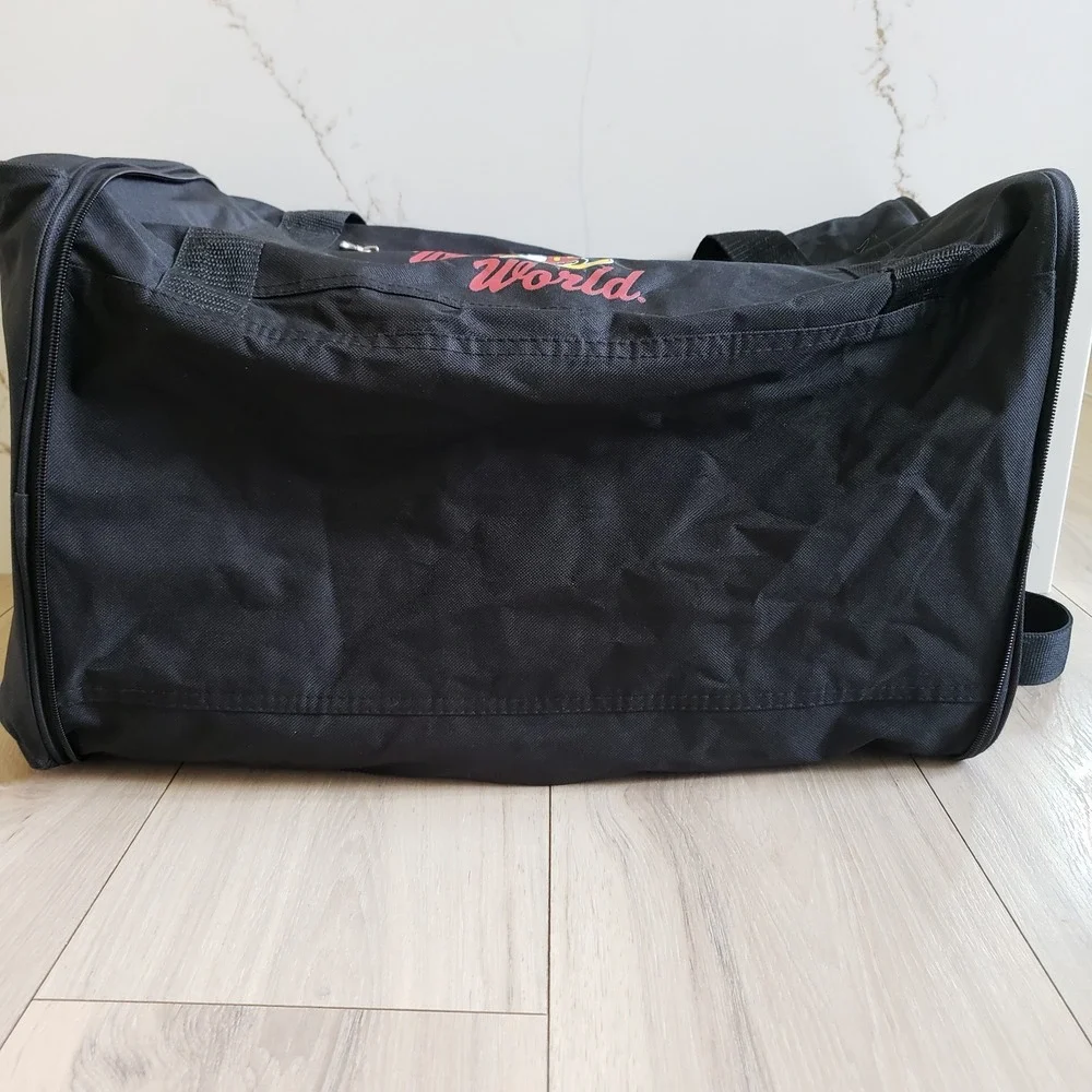 Disney Parks Duffle Bag Large Black Mickey Mouse Walt‎ Disney World Travel Bag